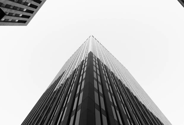 low-angle photography of concrete building